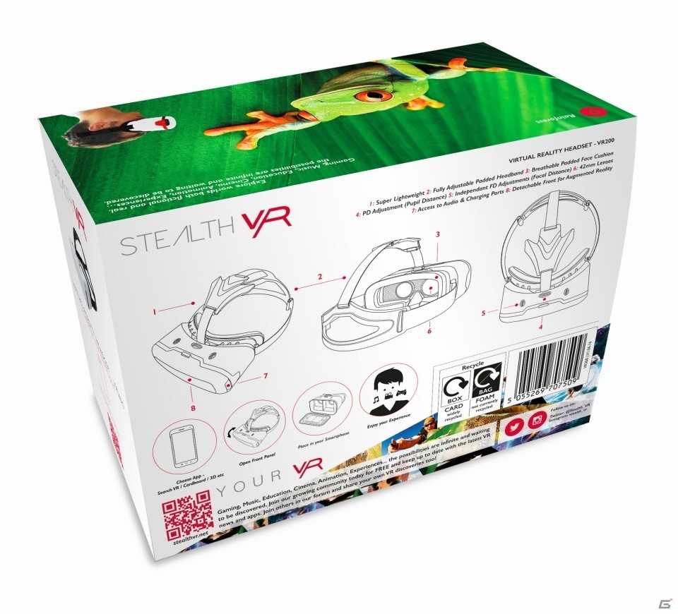 スマートフォン用VRヘッドセット「STEALTH VR」新型機が7月28日より順次販売開始の画像8