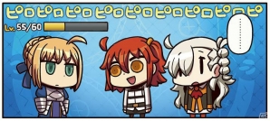 セイバーの経験値がピロピロ溜まる様子に主人公たちは…？「もっとマンガで分かる！Fate/Grand Order」第29話が更新の画像1