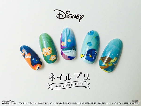 「ネイルプリ」に「アリス・イン・ワンダーランド／時間の旅」「ファインディング・ドリー」のネイルデザインが登場の画像10