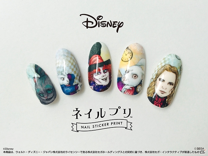 「ネイルプリ」に「アリス・イン・ワンダーランド／時間の旅」「ファインディング・ドリー」のネイルデザインが登場の画像4