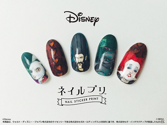 「ネイルプリ」に「アリス・イン・ワンダーランド／時間の旅」「ファインディング・ドリー」のネイルデザインが登場の画像6