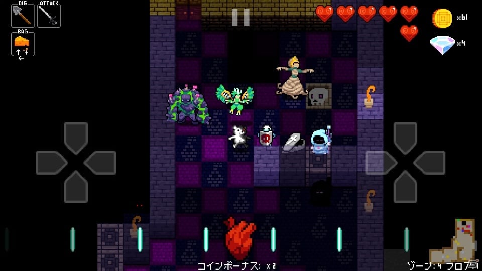 iOS版「クリプト・オブ・ネクロダンサー ポケットエディション」が本日配信！Apple TV版も同時配信の画像5