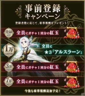 iOS/Android向けヒロイックRPG「アルスラーン戦記 戦士の資格」が発表！ゲーム内アイテムがもらえる事前登録受付が開始の画像10