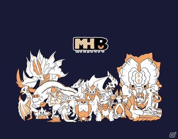 あざらすぃゆずこ氏の描き下ろしイラストを使用したモンハン部とカプコンカフェのコラボTシャツが発売決定！の画像4