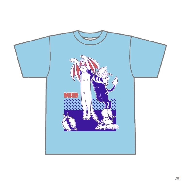 あざらすぃゆずこ氏の描き下ろしイラストを使用したモンハン部とカプコンカフェのコラボTシャツが発売決定！の画像5