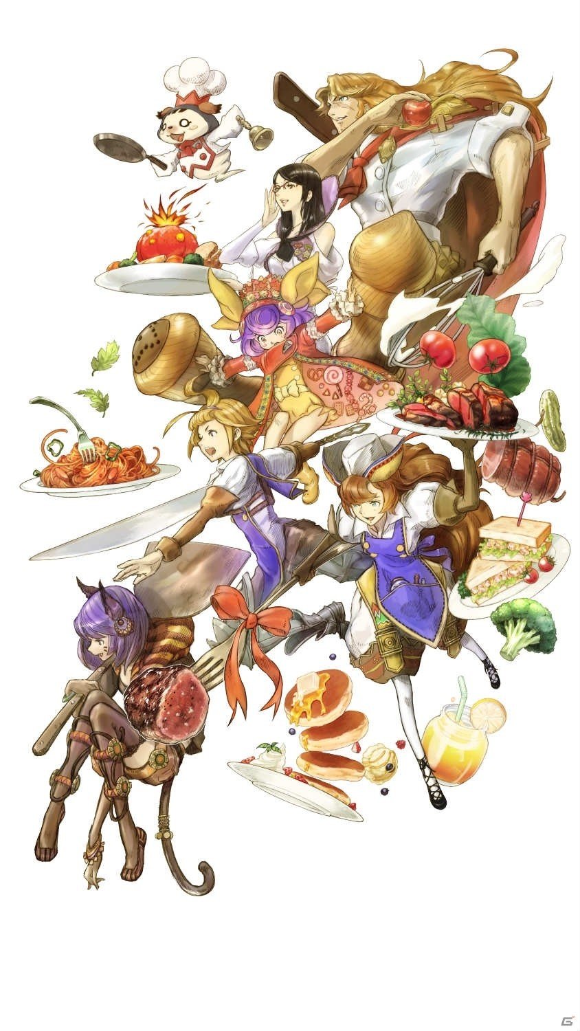 料理冒険家のダンジョンRPG「グランマルシェの迷宮」が配信決定！Android版クローズドβテストも開催の画像2