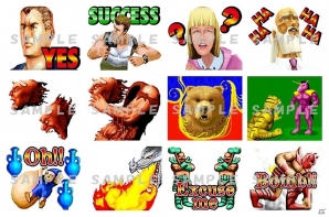 SEGAの「獣王記」「ゴールデンアックス」「ダイナマイト刑事」をデザインしたLINEスタンプが登場の画像1