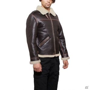 本革仕様のレオンのフライトジャケット「LEON BOMBER JACKET【本革製
