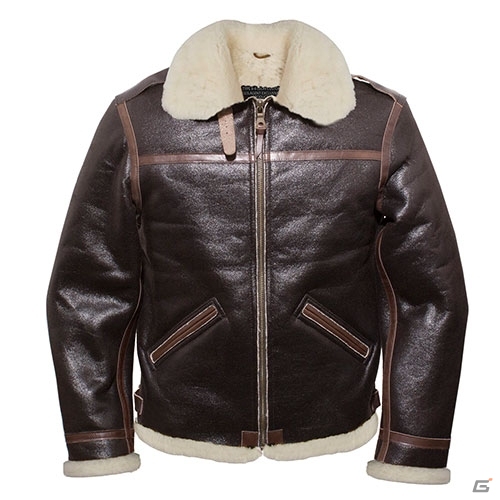 本革仕様のレオンのフライトジャケット「LEON BOMBER JACKET【本革製