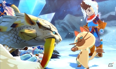 3DS「モンスターハンター ストーリーズ」ベリオロスと絆を結んだ「アユリア」を紹介！雪原や洞窟などさまざまなロケーションもチェックの画像5