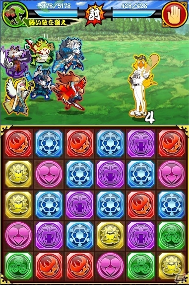 Mobage「戦国パズル!!あにまる大合戦」福岡ソフトバンクホークスコラボが開催！ハリーホーク、ハニーホークが登場の画像2