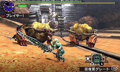 3DS「モンスターハンタークロス」イベントクエスト「双獅激天」が配信の画像2