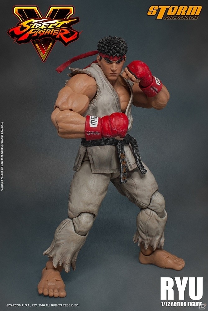「ストリートファイターV」1/12スケールアクションフィギュア「リュウ」が2016年10月に発売の画像1
