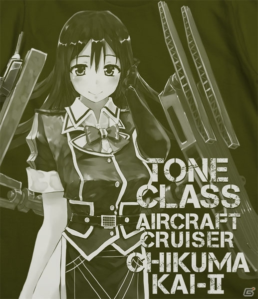 「艦隊これくしょん -艦これ-」羽黒改二、筑摩改二、秋月、瑞穂のオールプリントTシャツが発売決定の画像3