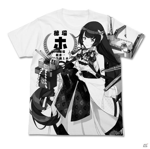 「艦隊これくしょん -艦これ-」羽黒改二、筑摩改二、秋月、瑞穂のオールプリントTシャツが発売決定の画像8