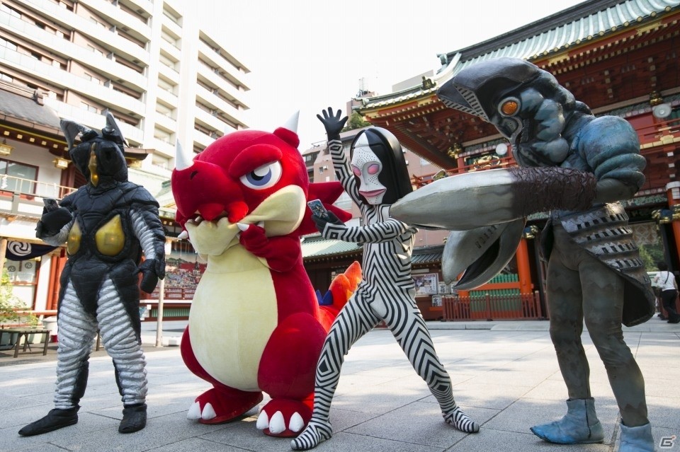 iOS/Android「モンスターストライク」怪獣が怪獣を連れ去って逃走中！？都内各所にウルトラ怪獣たちが出没の画像16