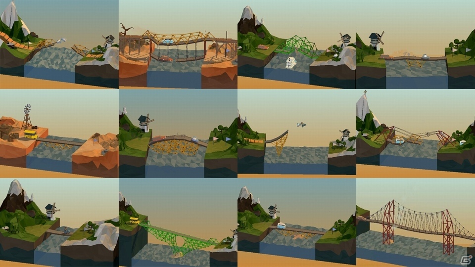 物理エンジンで予測不能の橋づくり！架け橋クラフトSLG「Poly Bridge」がSteamにて配信開始の画像5