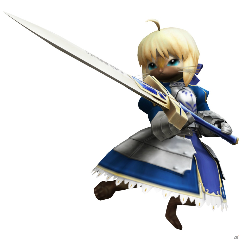 iOS/Android「モンスターハンター エクスプロア」と「Fate/stay night［UBW］」のコラボイベントが7月20日スタート！セイバーとランサーのコラボ装備が登場の画像14