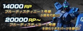PS4/PS3「ガンダムバトルオペレーションNEXT」ポイントを獲得してブルーディスティニー1号機をゲット！ランクマッチSeason5がスタートの画像2
