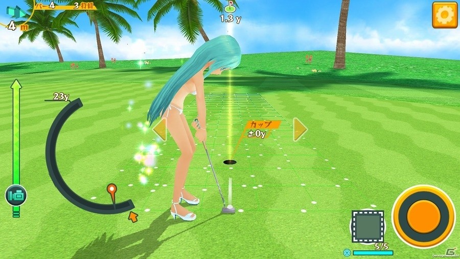 iOS/Android「スマホでゴルフ！ぐるぐるイーグル」水着美女たちとゴルフ対決できるイベント「バカンスバトル」が開催！の画像5