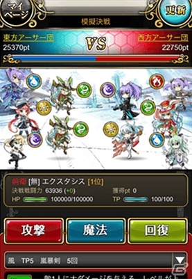 ギルドバトルRPG「ミリオンアーサー エクスタシス」がコロプラにてサービス開始の画像2