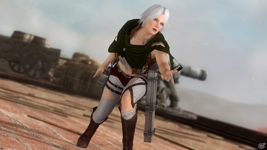 PS4/Xbox One「DEAD OR ALIVE 5 Last Round」立体起動装置も完全再現！「進撃の巨人」コラボコスチューム＆ステージが配信開始の画像13
