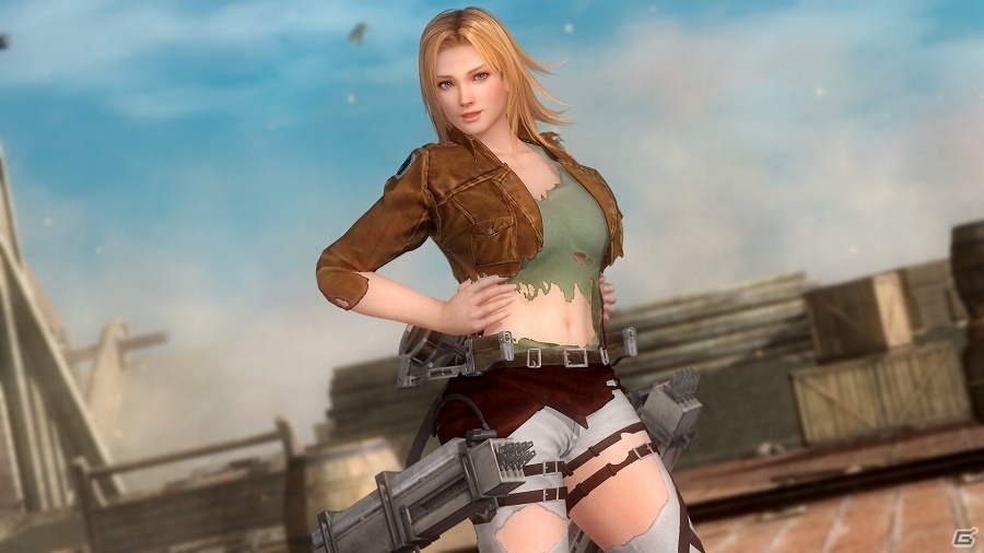 PS4/Xbox One「DEAD OR ALIVE 5 Last Round」立体起動装置も完全再現！「進撃の巨人」コラボコスチューム＆ステージが配信開始の画像22