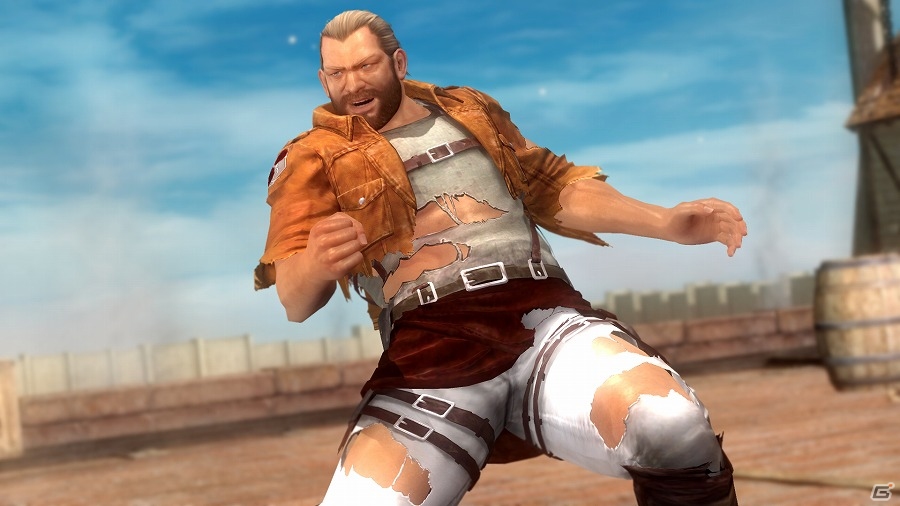 PS4/Xbox One「DEAD OR ALIVE 5 Last Round」立体起動装置も完全再現！「進撃の巨人」コラボコスチューム＆ステージが配信開始の画像24