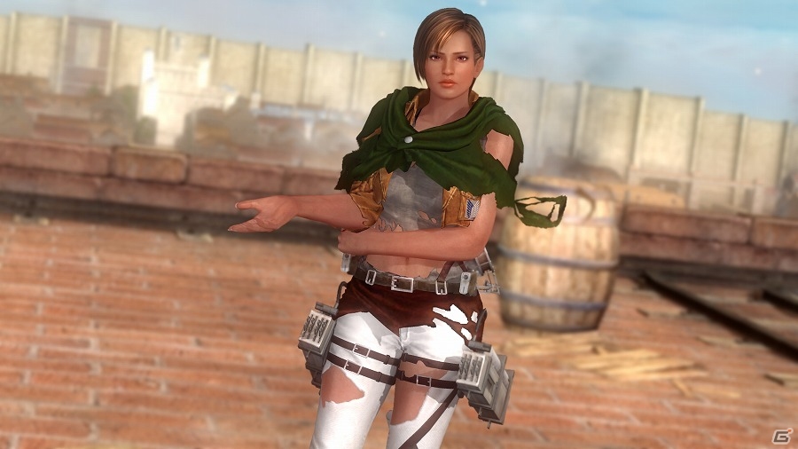 PS4/Xbox One「DEAD OR ALIVE 5 Last Round」立体起動装置も完全再現！「進撃の巨人」コラボコスチューム＆ステージが配信開始の画像46