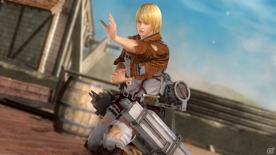 PS4/Xbox One「DEAD OR ALIVE 5 Last Round」立体起動装置も完全再現！「進撃の巨人」コラボコスチューム＆ステージが配信開始の画像7