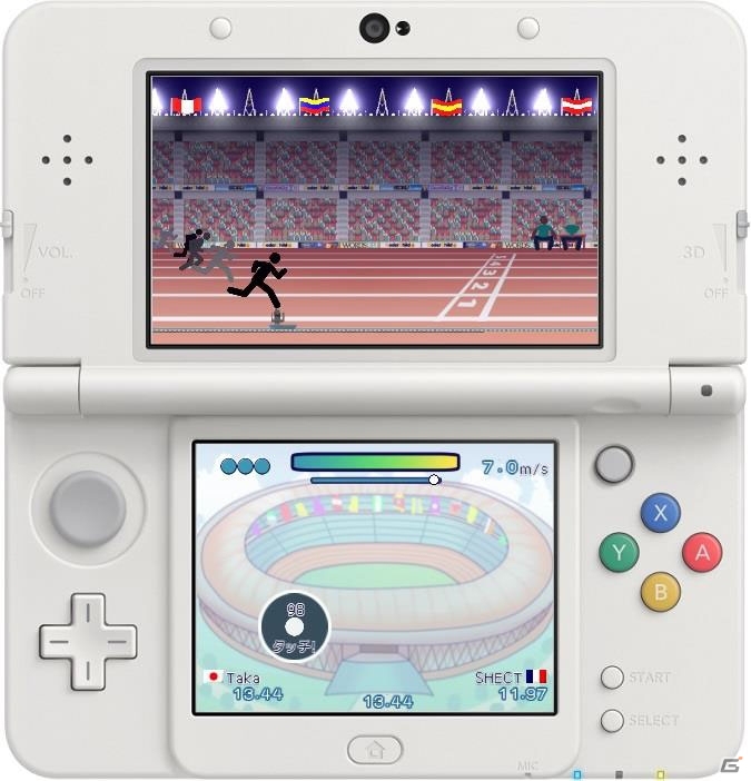 反射神経、集中力、判断力で勝利を掴む！3DSダウンロードソフト「スーパーアスリート 棒人間」が配信決定の画像3