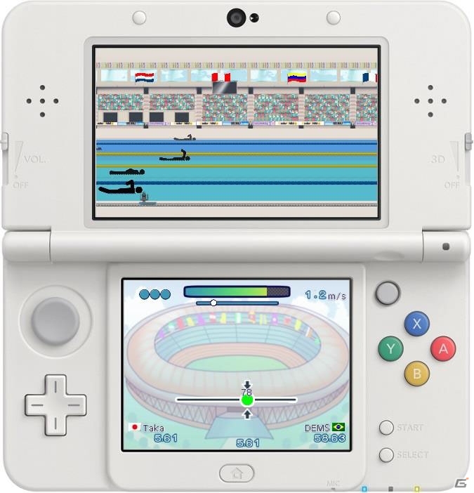 反射神経、集中力、判断力で勝利を掴む！3DSダウンロードソフト「スーパーアスリート 棒人間」が配信決定の画像4