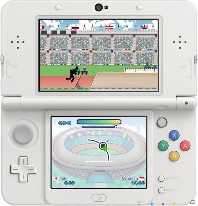 反射神経、集中力、判断力で勝利を掴む！3DSダウンロードソフト「スーパーアスリート 棒人間」が配信決定の画像5