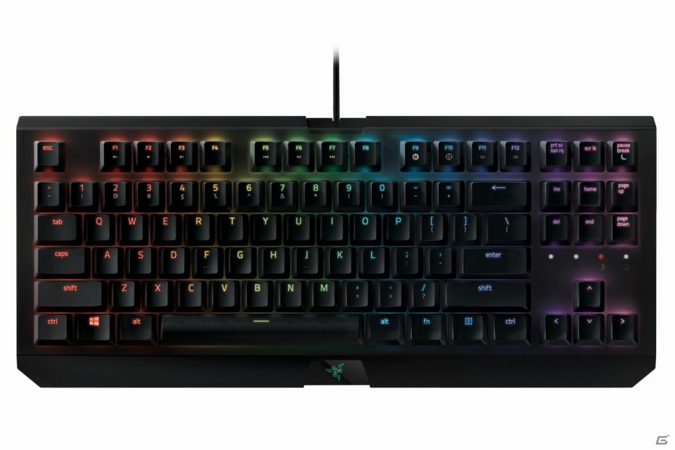 RazerのPCゲームキーボード「BlackWidow X Tournament Edition Chroma（US英語配列）」が7月29日に発売の画像1