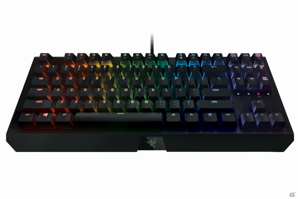RazerのPCゲームキーボード「BlackWidow X Tournament Edition Chroma（US英語配列）」が7月29日に発売の画像2