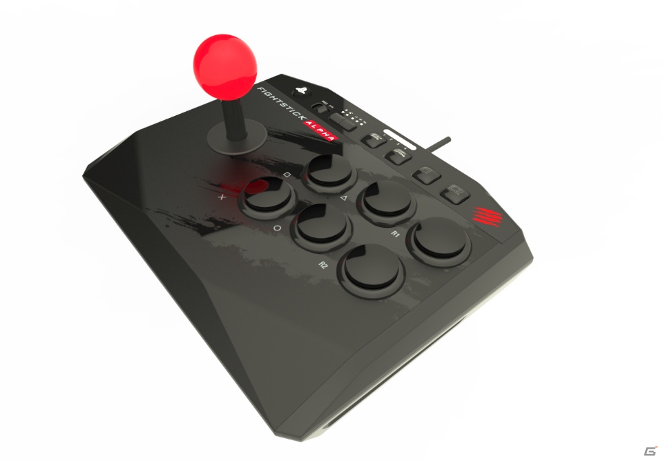 「マッドキャッツ アーケード ファイトスティック アルファ」が8月18日に発売―膝置きプレイの負担にならない軽量コンパクトなアケコンの画像1