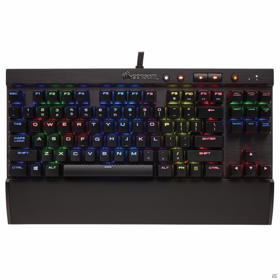 CORSAIR、10キーレスメカニカルゲーミングキーボード2機種を発表―Cherry MX RGB Red採用モデルは7月30日に発売の画像13