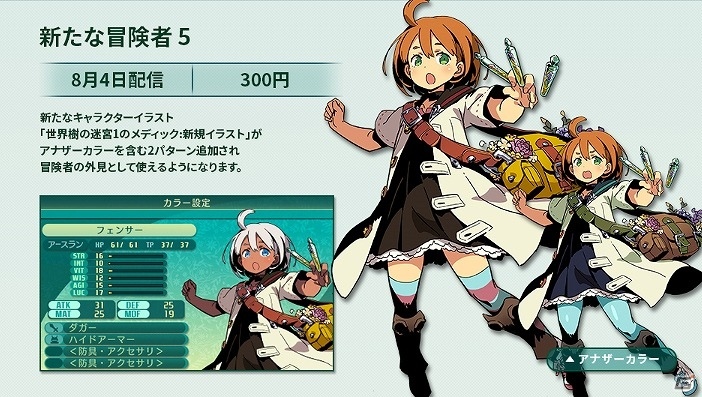 3DS「世界樹の迷宮V 長き神話の果て」泉昌之が手掛ける“迷宮飯マンガ”「世界樹四人飯」前編が公開！DLC情報も明らかにの画像6