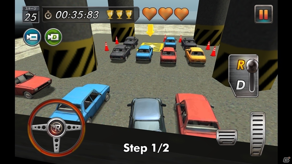 フル3Dで楽しめる本格駐車シミュレーション「Real Parking 3D」がApp Passにてサービス開始の画像4