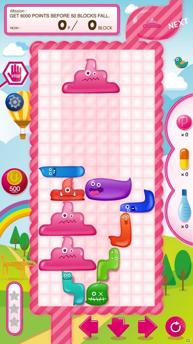 テトリス＋連鎖の新感覚！パズルゲーム「プリプリ」がiOS向けに配信開始の画像5