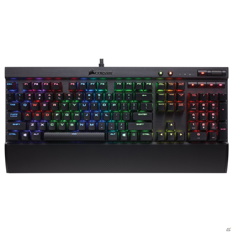 CORSAIR、メカニカルゲーミングキーボード「K70 LUX RGB」「K70 LUX」を7月30日に発売の画像8