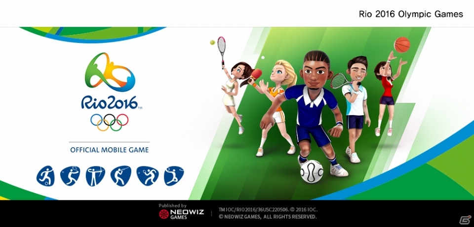 iOS/Android「Rio 2016 Olympic Games」が配信開始！アーチェリー、射撃、サッカー、卓球、テニス、バスケの計6競技が楽しめるの画像1