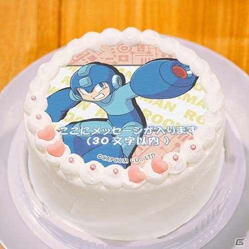 さまざまな作品のロックマンとロールちゃんがプリントされたケーキ＆マカロンが登場！の画像1