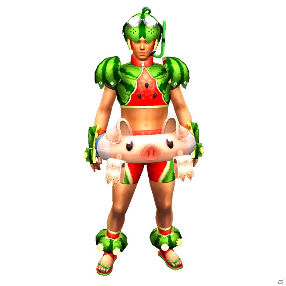 iOS/Android「モンスターハンター エクスプロア」ウラガンキン西瓜種を倒して限定装備を入手！「夏！海！スイカ！イベント」が開催の画像3