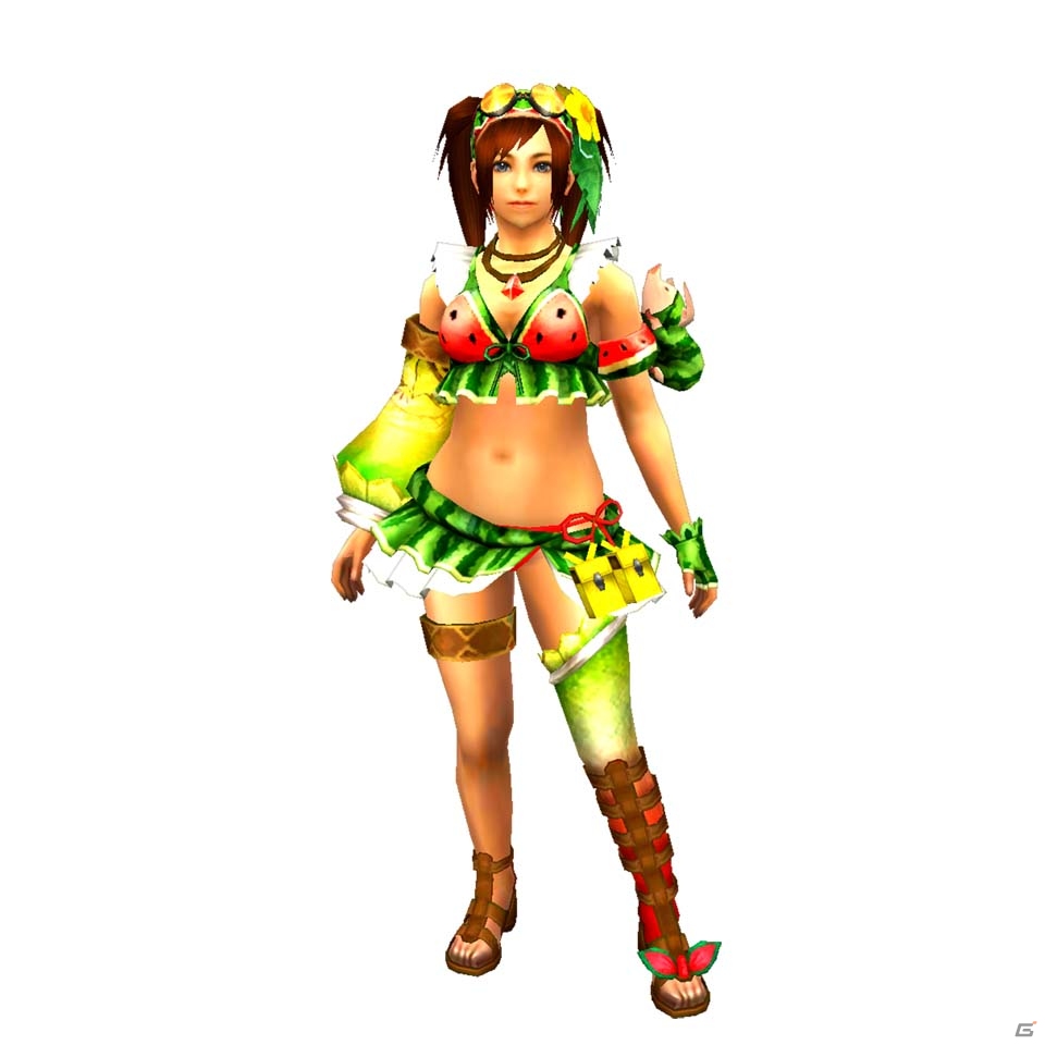 iOS/Android「モンスターハンター エクスプロア」ウラガンキン西瓜種を倒して限定装備を入手！「夏！海！スイカ！イベント」が開催の画像4