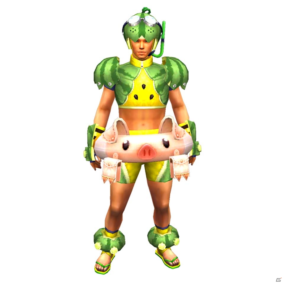 iOS/Android「モンスターハンター エクスプロア」ウラガンキン西瓜種を倒して限定装備を入手！「夏！海！スイカ！イベント」が開催の画像9