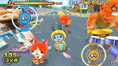 リズムに合わせてレッツ ダンス！リズムアクションゲーム「妖怪ウォッチ ゲラポリズム」がiOS/Android向けに2017年3月配信の画像5