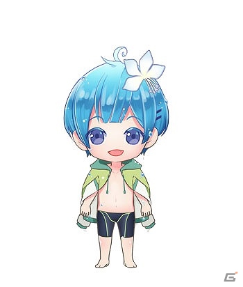 iOS/Android「栽培少年」イラストレーター・汲田氏描き下ろしのキャラクターが出現する「水泳部の種」が登場の画像2
