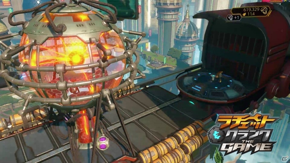 PS4「ラチェット＆クランク THE GAME」プレイ動画#2「惑星ケルバン」が公開！列車の発車アナウンスも必聴の画像1