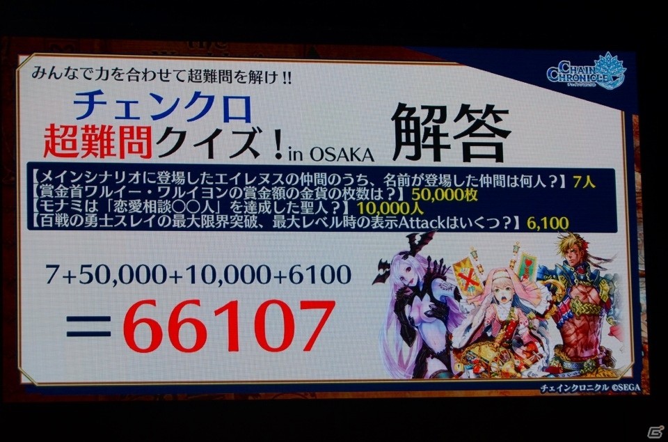 アニメや第3部の新情報が盛りだくさん！キャラ人気投票やバトルロワイヤルも盛り上がった「チェインクロニクル」3周年記念イベントをレポートの画像41